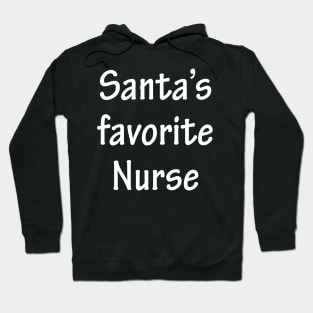 Santa's Favorite Nurse Hoodie